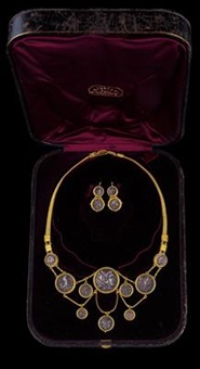 A lady’s coin set by Tanfani, from an..., 1850–1899