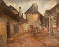 Podwórze w Kazimierzu, 1929