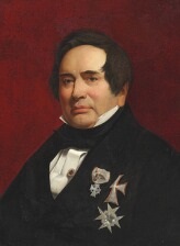 Portrait Of Adam Oehlenschlager In Black Tie With Decorations By