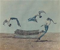 Head over Heels, lot of 2 works, 1973