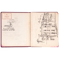 A sketchbook of the artist