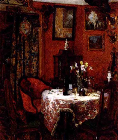 The Artists Dining Room By Charles Vetter On Artnet - Artist Dining Room Table The Artists Dining Room By Charles Vetter On Artnet - Artist Dining Room Table