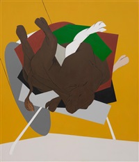 Untitled (Bull on Rickshaw), 1999