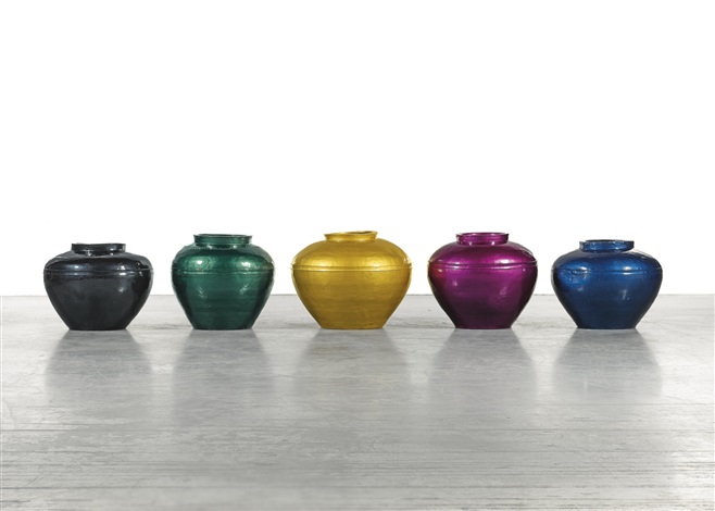 Han Dynasty Vases In Auto Paint By Ai Weiwei On Artnet
