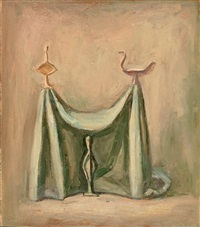 Composition aux sculptures