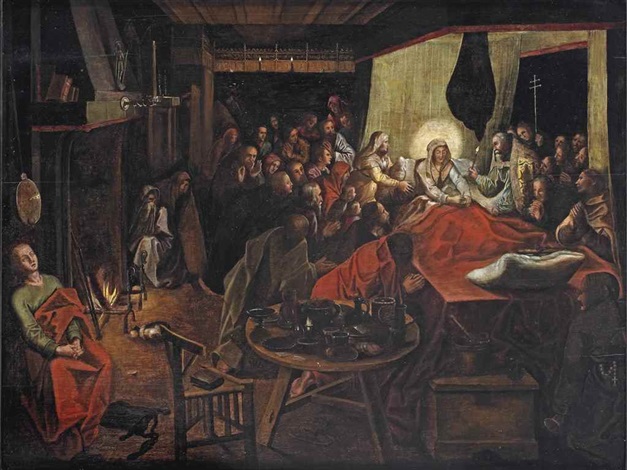 the death of mary by pieter brueghel the younger on artnet