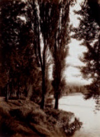 Tramonto sul Po, 1923