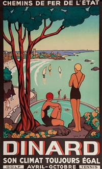 Chemin de fer de l'Etat Dinard Son climat..., 1933 Chemin de fer de l'Etat Dinard Son climat..., 1933