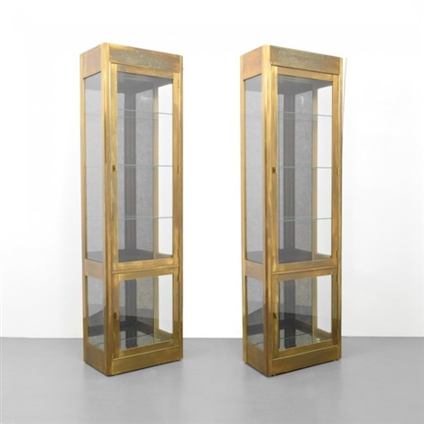 Pair Of Mastercraft Display Cabinets By Mastercraft On Artnet