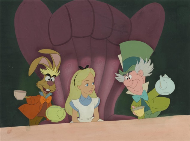 A Celluloid Of Alice The Mad Hatter And March Hare From In