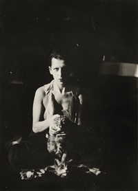 SELFPORTRAIT WITH CAT, 1927