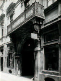 Scorcio di palazzo d'epoca