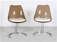 Zwei Stühle, Entwurf Boris Tabacoff, 1970