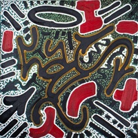 LA II / Angel Ortiz 'Untitled' Acrylic on Canvas
