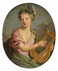 Jeune femme à la lyre