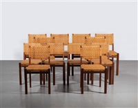 Suite de douze chaises mod. 615 - Création..., 1938 Suite de douze chaises mod. 615 - Création..., 1938