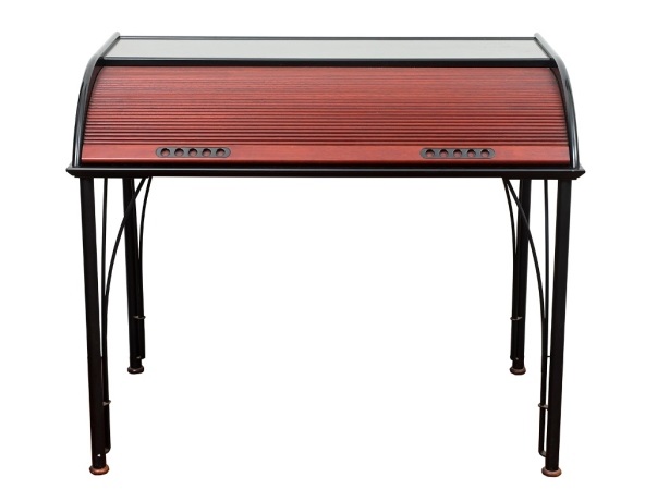 Cherry And Lacquerwood Roll Top Desk French By Ligne Roset On Artnet