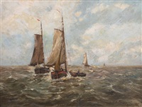Seascape, Amsterdam, 1900
