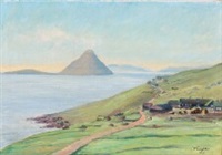 View from a Faroese village, 1928