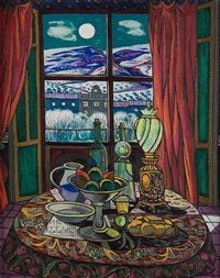 Nocturno del quinqué o La ventana, 1956