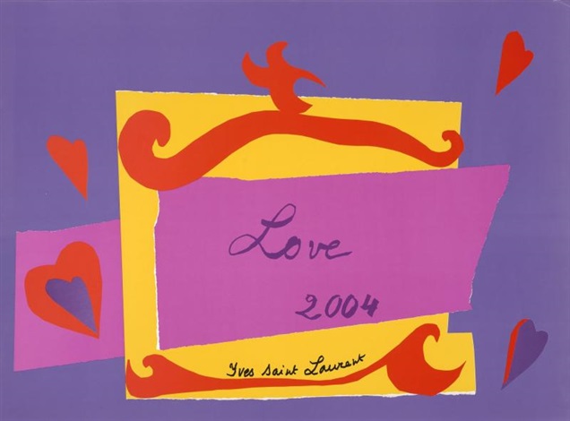love yves saint laurent poster