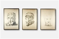 Head Etchings (3), 1943