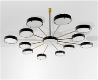 Lampada a sospensione con struttura in..., 1960