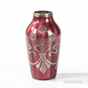 Rare Loetz Pink Metallin Art Glass Vase By Johann Lotz Witwe On Artnet