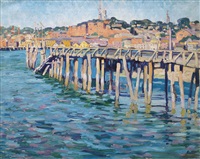 An Old Pier, Gloucester, 1919