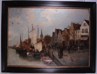 Geschäftiges Treiben im Hafen
