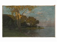 Lakeshore at Dusk, 1900