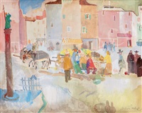 Italian Square in an Italian Town, 1930–1939
