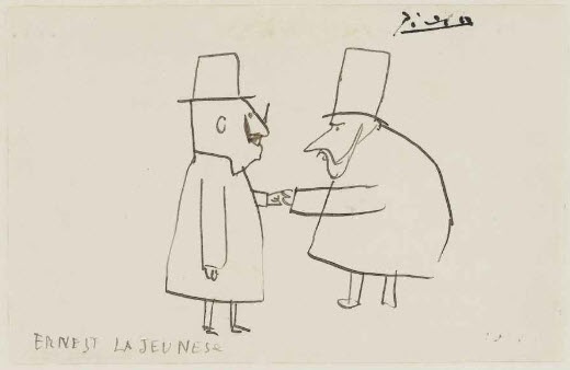 Ernest la Jeunesse by Pablo Picasso on