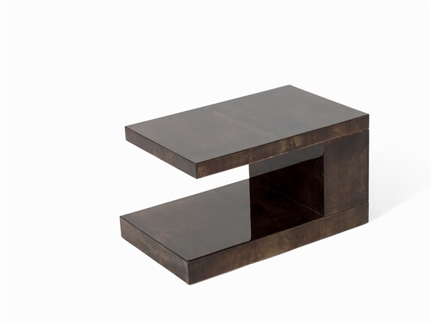 Side Table In C Shape By Aldo Tura On Artnet