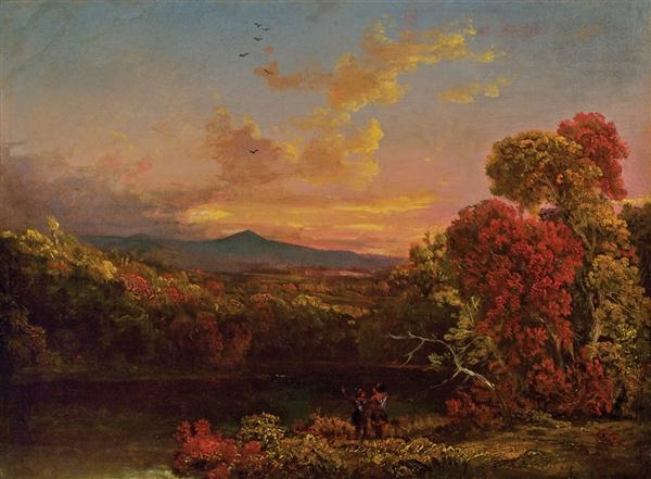 landscape with two figures