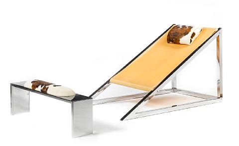 Mies lounge chair and ottoman by Archizoom Associati on artnet