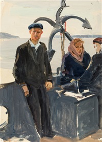 On Volga Lake, 1951