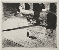 Night Shadows, from Six American Etchings..., 1921