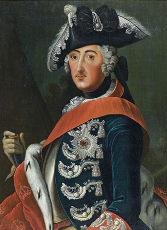 Portrait du roi Frédéric II de Prusse by Leopold Faber on
