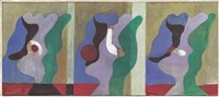 Three configurations - triptych, 1981