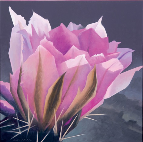 Pink Cactus Flower By Ed Mell On Artnet