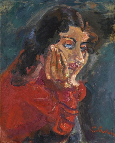 la femme accoudée by chaim soutine