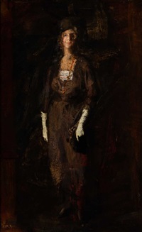 Standing Portrait of an Artist (possibly a...