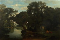 Scènes champêtres en bords de rivière