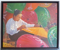 La décoration des ombrelles, 1970
