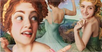 Untitled (musas/nimfas), bandeau jaune, 2008