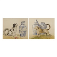CAVALIER WITH BLUE AND WHITE VASE: A..., 1970–1979 CAVALIER WITH BLUE AND WHITE VASE: A..., 1970–1979