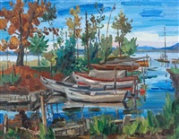 Bodenseelandschaft (Herbst), 1931