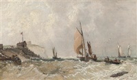 Returning from the fishing grounds, 1860 Returning from the fishing grounds, 1860