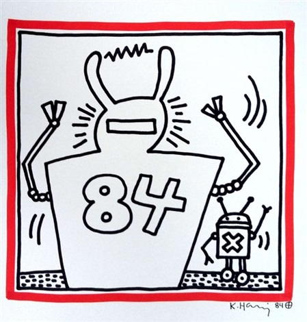 keith haring kid robot